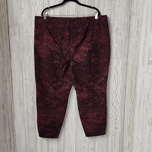 Lane Bryant On The Go Slim Ankle Mid Rise Pants Womens Plus Size 22P - Picture 4 of 10